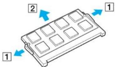 SONY Vaio VGN-TZ22MN - Replacing a Memory Module - 2