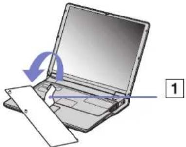 SONY Vaio PCG-Z1M - Een geheugenmodule verwijderen en toevoegen - 4