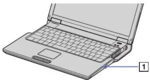 SONY Vaio PCG-Z1M - Het CD-RW/DVD-ROM-station gebruiken - 1