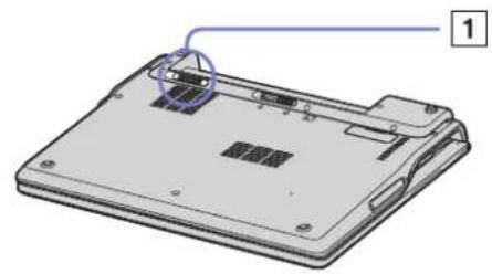 SONY Vaio PCG-Z1M - De batterij plaatsen - 2
