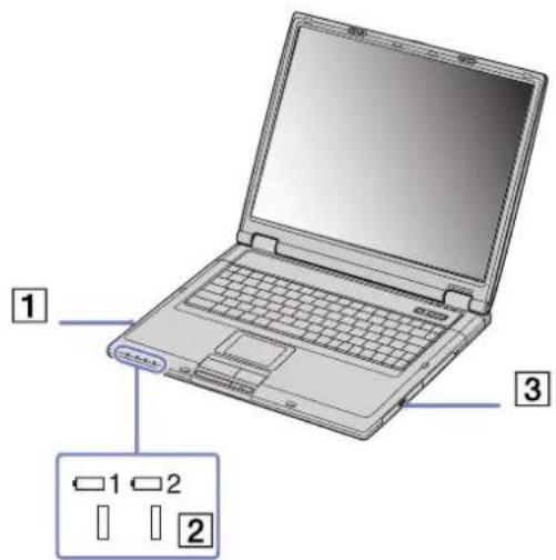 SONY Vaio PCG-GRT795MP - De tweede batterij gebruiken - 5