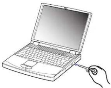 SONY Vaio PCG-FX601 - Het CD-RW/DVD-ROM- of DVD-ROM-station gebruiken - 4