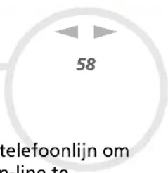 58 telefoonlijn om a-line to