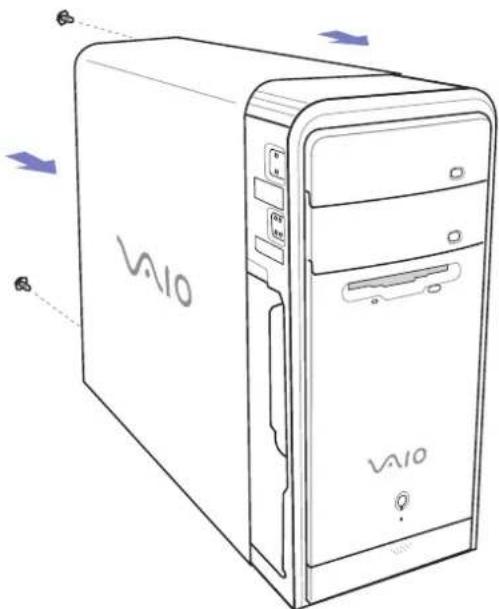 SONY Vaio PCV-RS602 - Geheugenmodules toevoegen of vervangen - 3