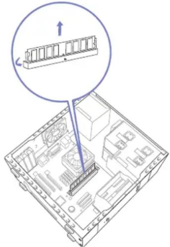 SONY Vaio PCV-RS344 - Geheugenmodules toevoegen of vervangen - 1