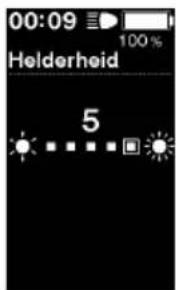 00:09 100% Helderheid 5