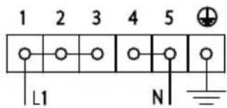 1 2 3 4 5 L1 N