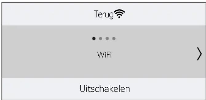 Terug WiFi Uitschakelen