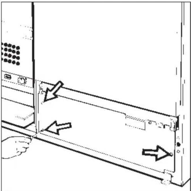 MIELE G 7782 CD - Inspectiepaneel en afdekplaat verwijderen - 2