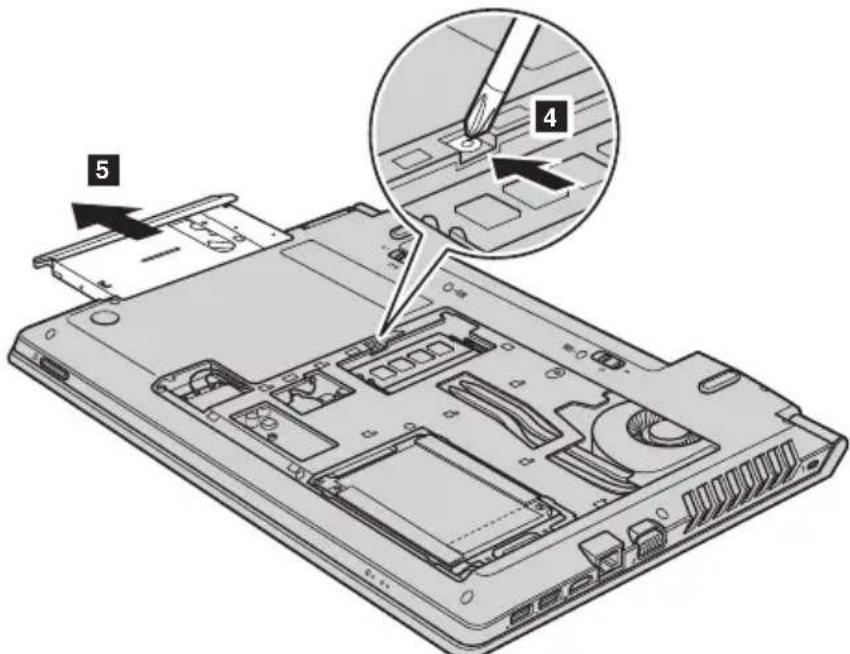 LENOVO B5400 Touch - Vervanging van de optische schijf - 3