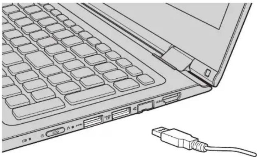 LENOVO Yoga 500-15ACL - USB-apparaten aansluiten - 1