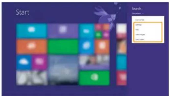 LENOVO N51-35 - Charms en de charmbalk (voor het Windows 8.1-besturingssysteem) - 2