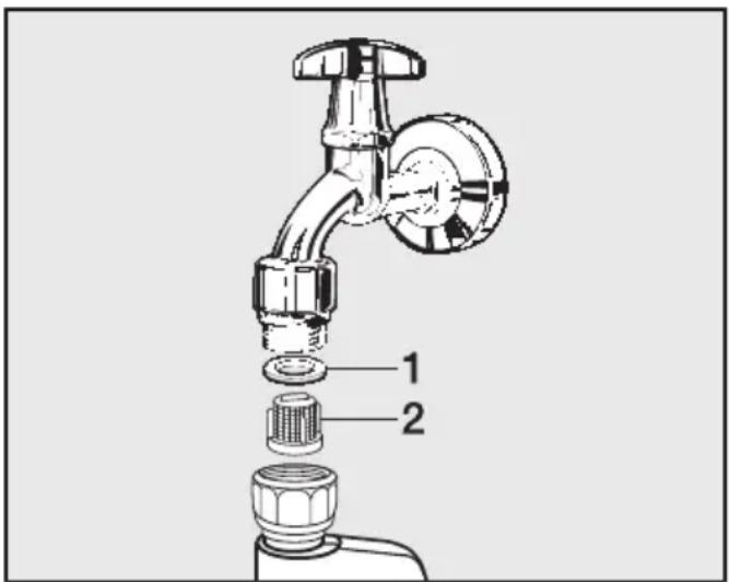 MIELE MIWED135WPS - Watertoevoerzeefje reinigen - 1