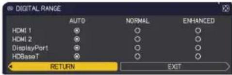 HITACHI MP-WU8801W - INPUT menu - 3