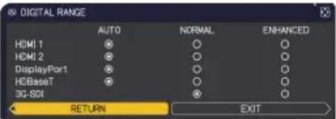 HITACHI MP-WU8801W - INPUT menu - 4