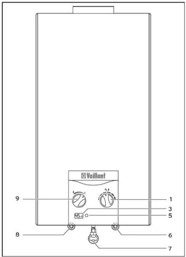 Vaillant 9 1 3 5 45.1 8 6 7