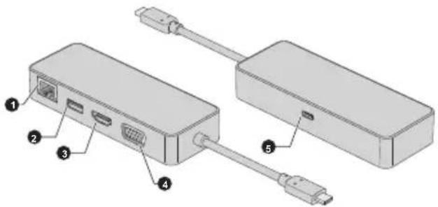 TOSHIBA Tecra X40-E-1F0 - USB Type-C™-adapters - 6