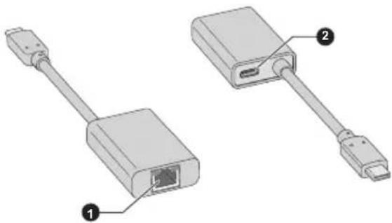 TOSHIBA Tecra X40-E-1EZ - USB Type-C™-adapters - 2