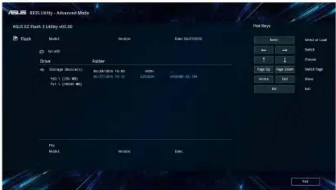 ASUS VivoBook Pro N705FD-GC163T - Het BIOS opwaarderen: - 2