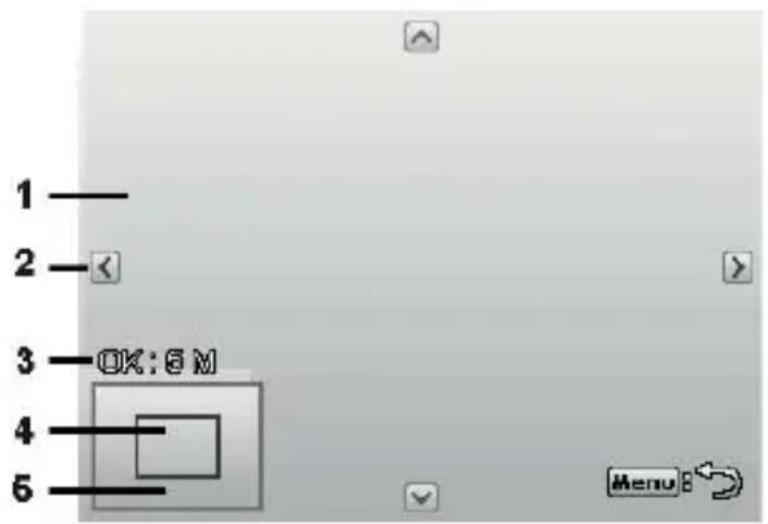 1 2 3 4 5 OK:6 M Menu: