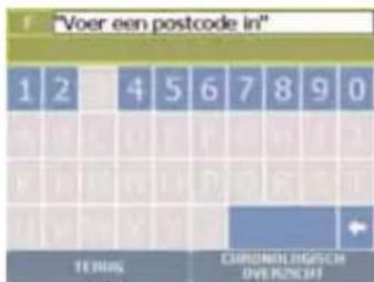 "Voer een postcode in" 1 2 4 5 6 7 8 9 0 TERING CORUNDOLOGISCH OVERZUCHT