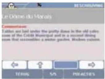 VIAMICHELIN X-960 - Hoe kunt u de beschrijving van een POI raadplegen? - 3