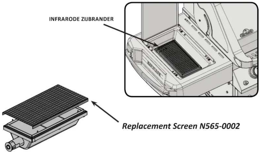 INFRARODE ZIJBRANDER Replacement Screen N565-0002