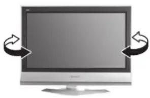PANASONIC TX-23LX60L - How to use the LCD stand - 1