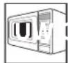 SHARP R26 - Steek de stekker van de oven in het stopcontact. 1. - 3