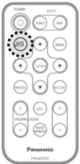PANASONIC PT-LB30EA - 화면 뒤틀림 교정 및 자동 위치조절 (AUTO SETUP) - 1
