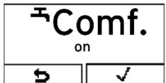 VAILLANT ecoTEC classic VHR NL CW4/5 EXP - Comfortmodus in-/uitschakelen (→ hfdst. 5.3.2) - 4