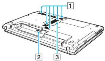 SONY Vaio VPCCB36FG - Back/Bottom - 1
