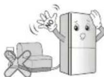 LG GC-F399BVQA - Do not allow the power cord bent or pressed by the heavy object to be damaged. - 1