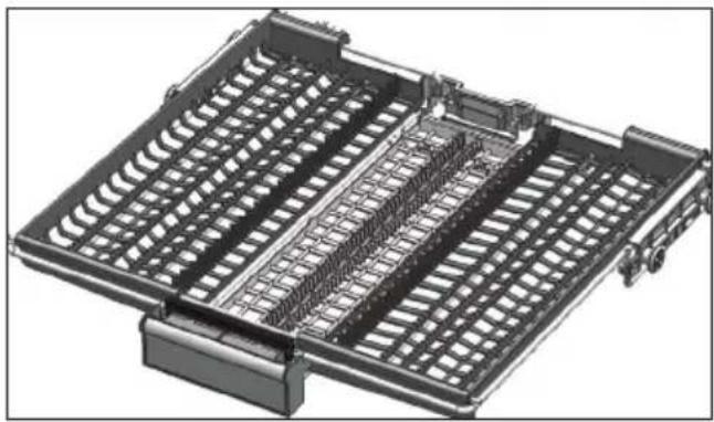 BEKO DDN38531DX - Bestekmand boven - 1