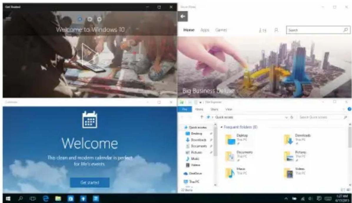 Get Started Welcome to Windows 10 Home Apps Games Search Big Business Deluxe Ready Home Share View Quick access Desktop Downloads Documents Pictures Music Video OneDrive True PC 22 Bits Flavquent folders (0) Desktop True PC Documents True PC Music True PC Downloads True PC Pictures True PC Video True PC 127 AM 6/11/2015