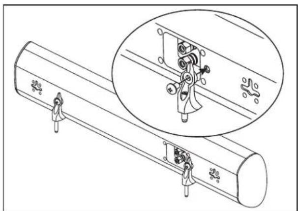 GoldenEar SuperSat 60C - Attaching Center Channel Feet (SUPERSAT 3C, 50C & 60C Only) - 2