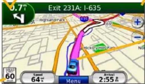 GARMIN Nüvi 885 - Map Page - 5