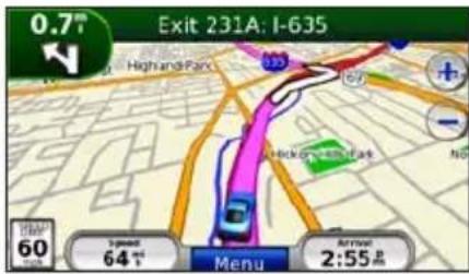 GARMIN Nüvi 885 - Following Your Route - 1