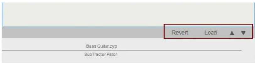 Revert Load Bass Guitar.zyp SubTractor Patch