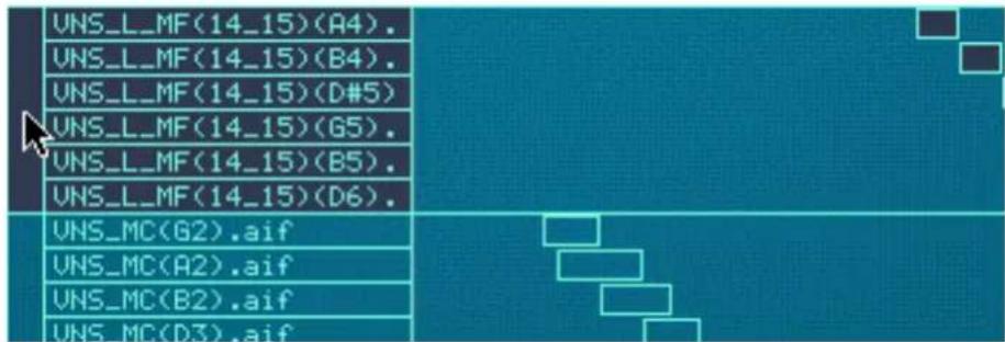 UNS_L_MF(14_15)(A4). UNS_L_MF(14_15)(B4). UNS_L_MF(14_15)(D#5) UNS_L_MF(14_15)(G5). UNS_L_MF(14_15)(B5). UNS_L_MF(14_15)(D6). UNS_MC(G2).aif UNS_MC(A2).aif UNS_MC(B2).aif UNS_MC(D3).aif