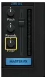 200 ms Pitch Reverb Filter MASTER FX