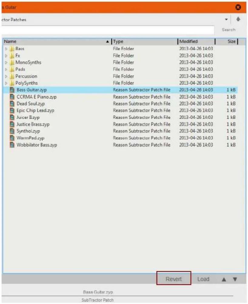 S: Guitar actor Patches Search Name ▲ Type Modified Size Bass File Folder 2013-04-26 14:03 Fx File Folder 2013-04-26 14:03 MonoSynths File Folder 2013-04-26 14:03 Pads File Folder 2013-04-26 14:03 Percussion File Folder 2013-04-26 14:03 PolySynths File Folder 2013-04-26 14:03 Bass Guitar.zyp Reason Subtractor Patch File 2013-04-26 14:03 1 kB CCRMA E Piano.zyp Reason Subtractor Patch File 2013-04-26 14:03 1 kB Dead Soul.zyp Reason Subtractor Patch File 2013-04-26 14:03 1 kB Epic Chip Lead.zyp Reason Subtractor Patch File 2013-04-26 14:03 1 kB Juicer Illzyp Reason Subtractor Patch File 2013-04-26 14:03 1 kB Justice Brass.zyp Reason Subtractor Patch File 2013-04-26 14:03 1 kB Synthol.zyp Reason Subtractor Patch File 2013-04-26 14:03 1 kB WarmPad.zyp Reason Subtractor Patch File 2013-04-26 14:03 1 kB Wobbilator Bass.zyp Reason Subtractor Patch File 2013-04-26 14:03 1 kB RevertLoad Bass Guitar.zyp SubTractor Patch