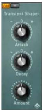 Transient Shaper Attack Decay Amount