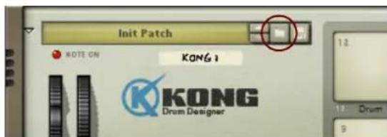 Init Patch NOTE ON KONG 1 KONG Drum Designer