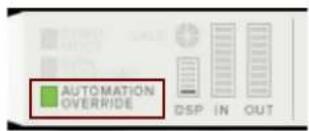 AUTOMATION OVERRIDE DSP IN OUT