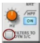 PROPELLERHEAD Reason Lite 11.2 - About the Filters To Dynamics Sidechain button - 2