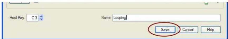 Root Key: C3 Name: Looping Save Cancel Help