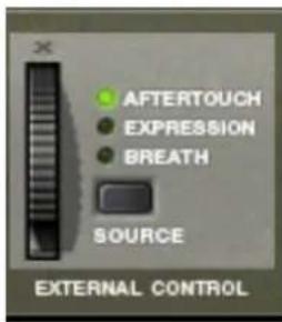 AFTERTOUCH EXPRESSION BREATH SOURCE EXTERNAL CONTROL