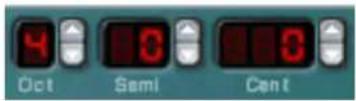 PROPELLERHEAD Reason Lite 11.2 - Setting Oscillator 1 Frequency - Octave/Semitone/Cent - 1