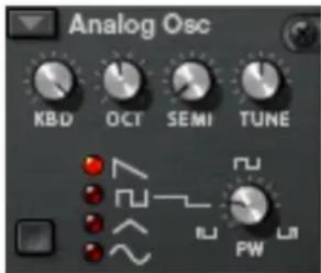 Analog Osc KBD OCT SEMI TUNE 27 RJ PW L1